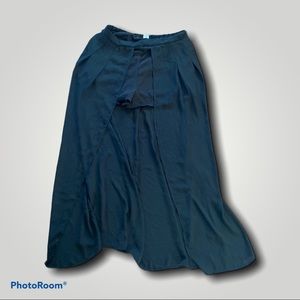 4 for $20 / Black Chiffon Shorts with Train